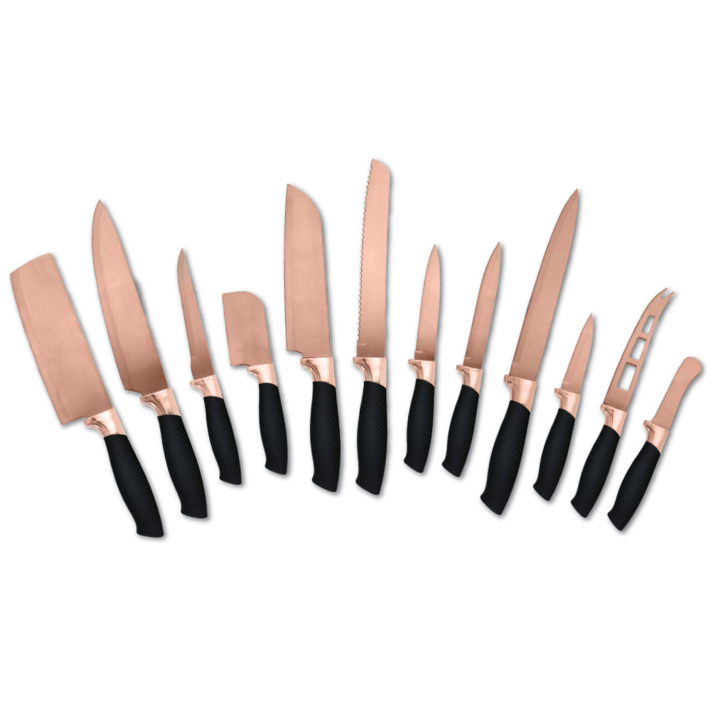 Colección completa Cuchillos Oro Rosa