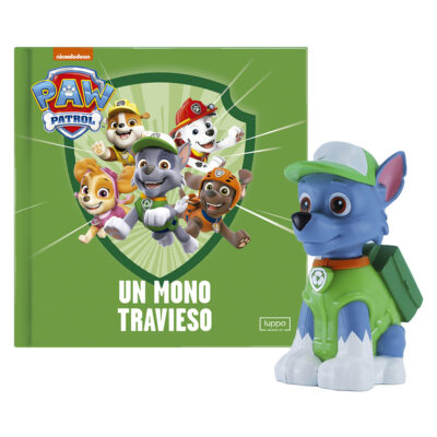 Un mono travieso + figura Rocky