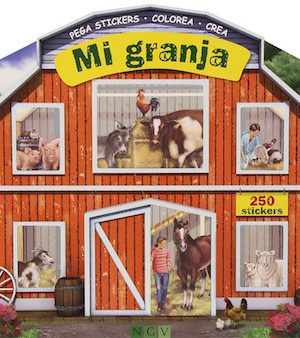 Mi granja. Pega pegatinas