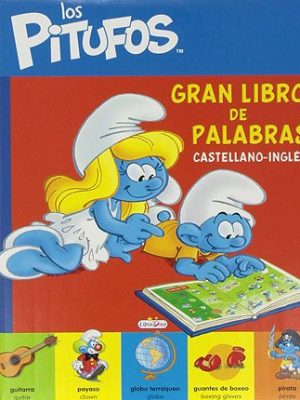 Los Pitufos. Gran libro de palabras español-inglés