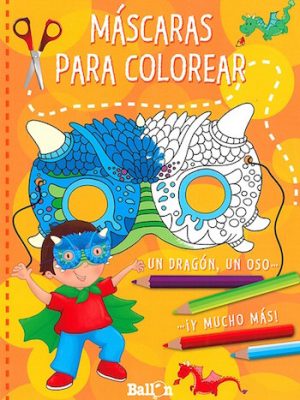 Máscaras para colorear (naranja)