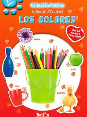 Los colores. Libro de stickers