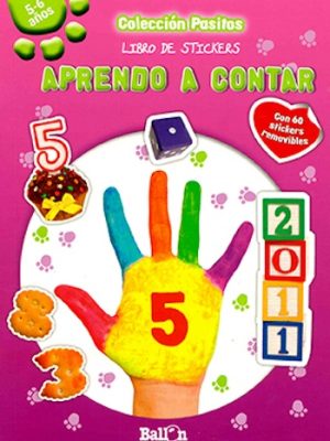 Aprendo a contar. Libro de stickers