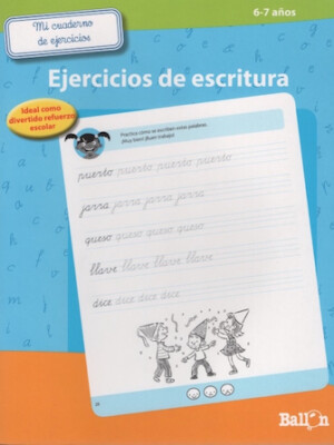 Mi cuaderno de ejercicios. Escritura