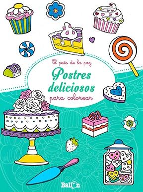 Postres deliciosos para colorear