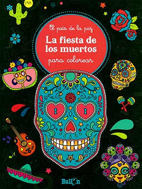 La fiesta de los muertos para colorear