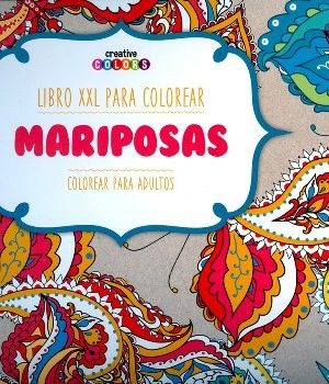 Libro XXL para colorear. Mariposas.