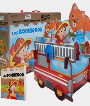 Los bomberos (libro+un puzle gigante 3d)