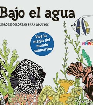 Bajo el agua. Libro de colorear para adultos