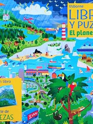 Libro y Puzzle – Planeta Tierra